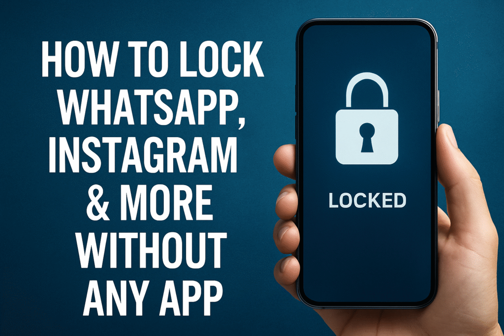 Lock WhatsApp & Instagram Without Any App – Hidden Features You Didn’t Know (2025)